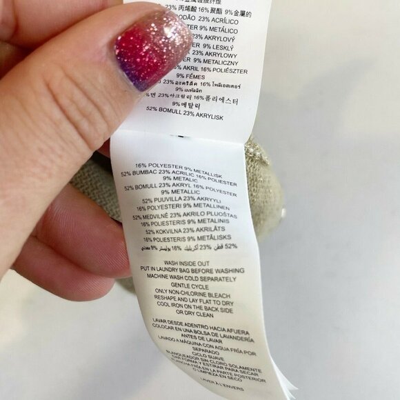 Michael Kors Khaki Metallic Twist Sweater Dress M - Picture 8 of 12